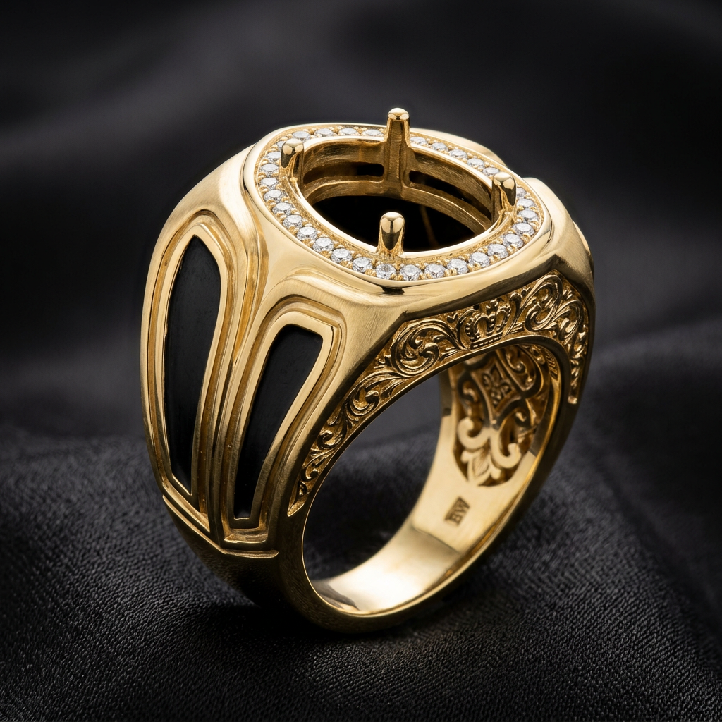 Black gold NS ring by Nate Savard